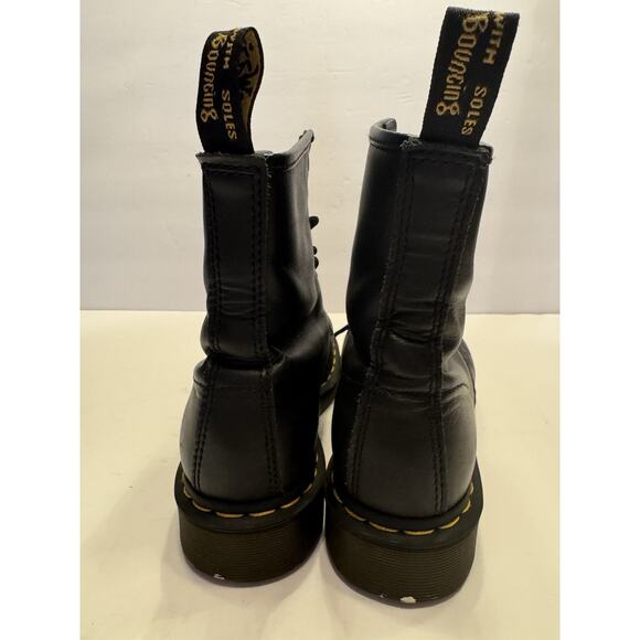 5 Dr Martens 1460 8 Eye Boots Black Smooth Leather AirWair 5 Womens 6 UK4 EU37 main image 10